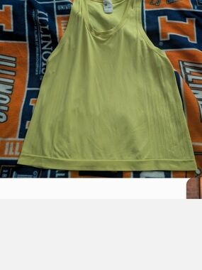 all in motion Yellow Athletic Performance Tank Top in Size Small